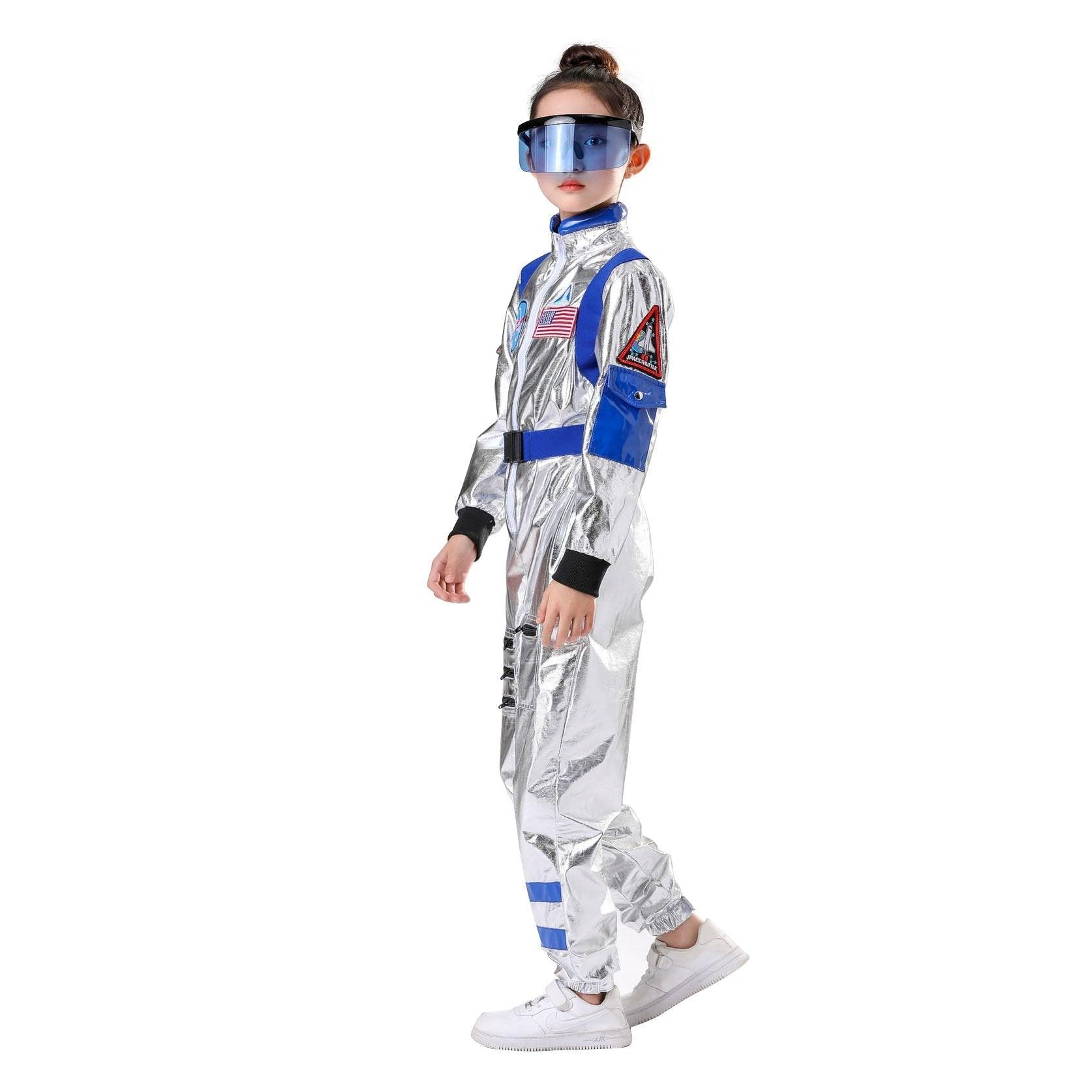 Space Suit Astronaut Couples Costume Carnival Halloween For Kids Girls Boys - Pajamasbuy