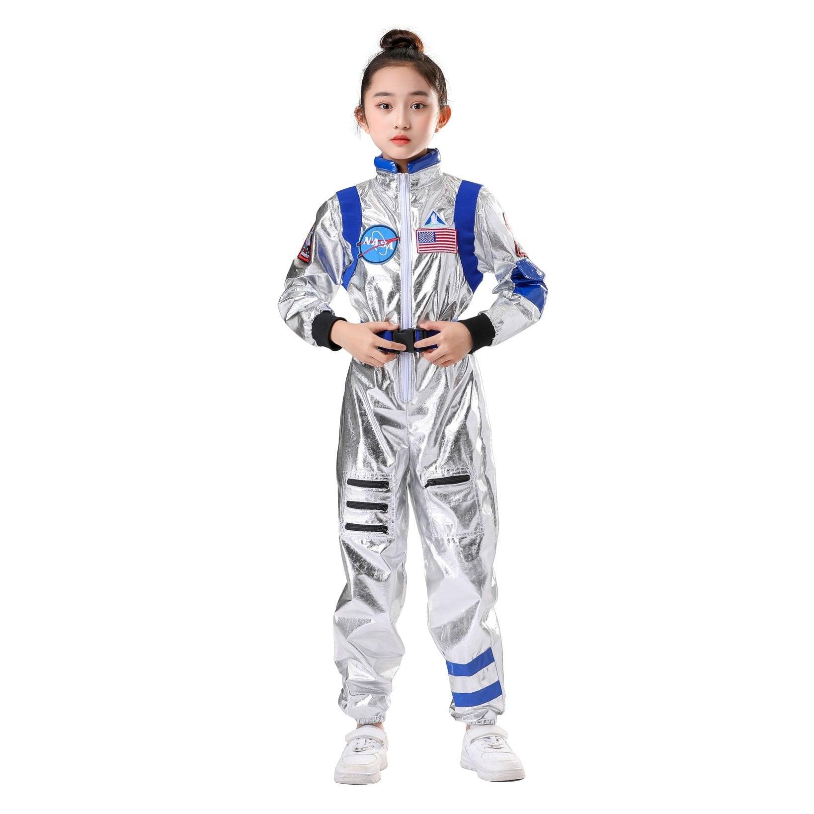 Space Suit Astronaut Couples Costume Carnival Halloween For Kids Girls Boys - Pajamasbuy