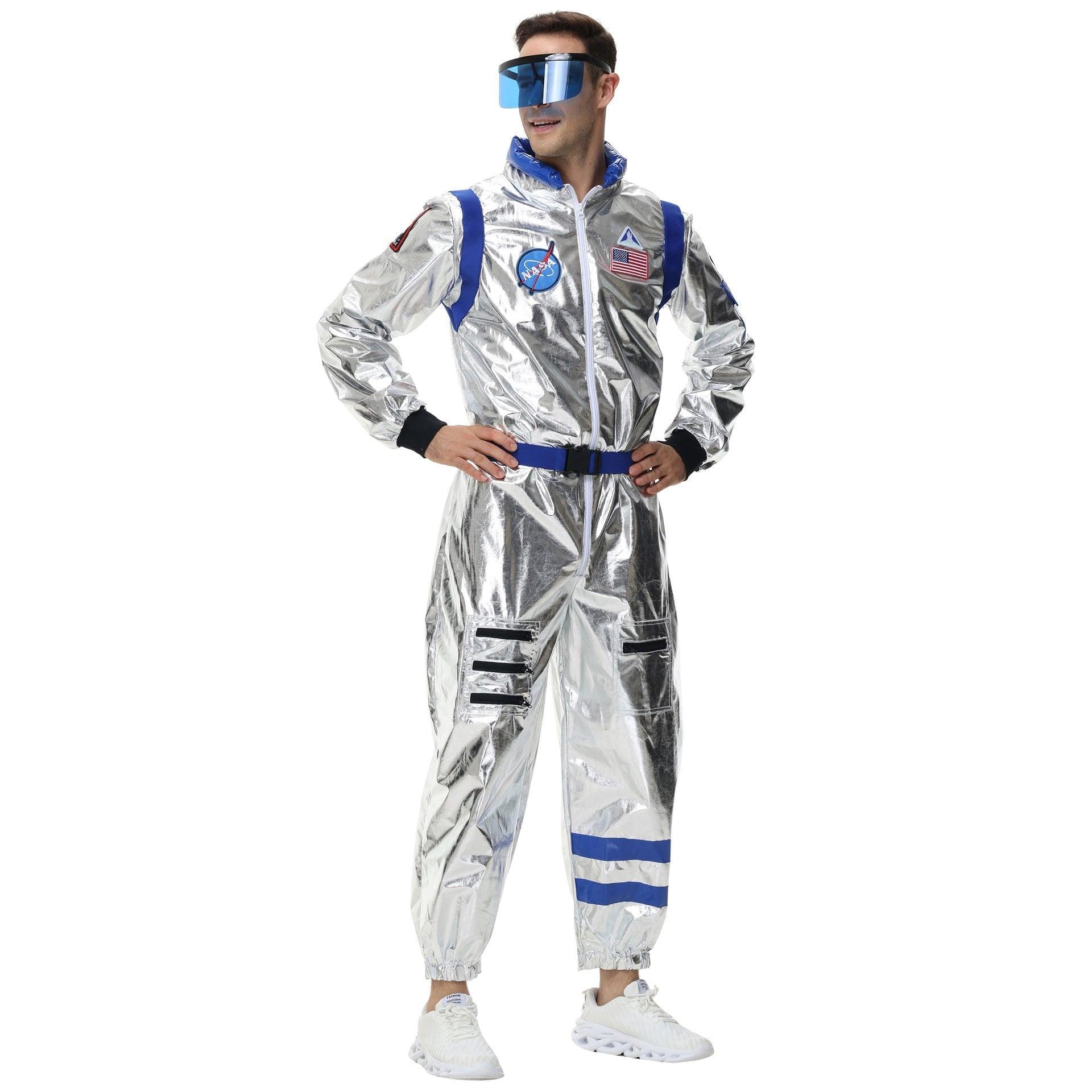 Space Suit Astronaut Couples Costume Carnival Halloween For Women Men - Pajamasbuy