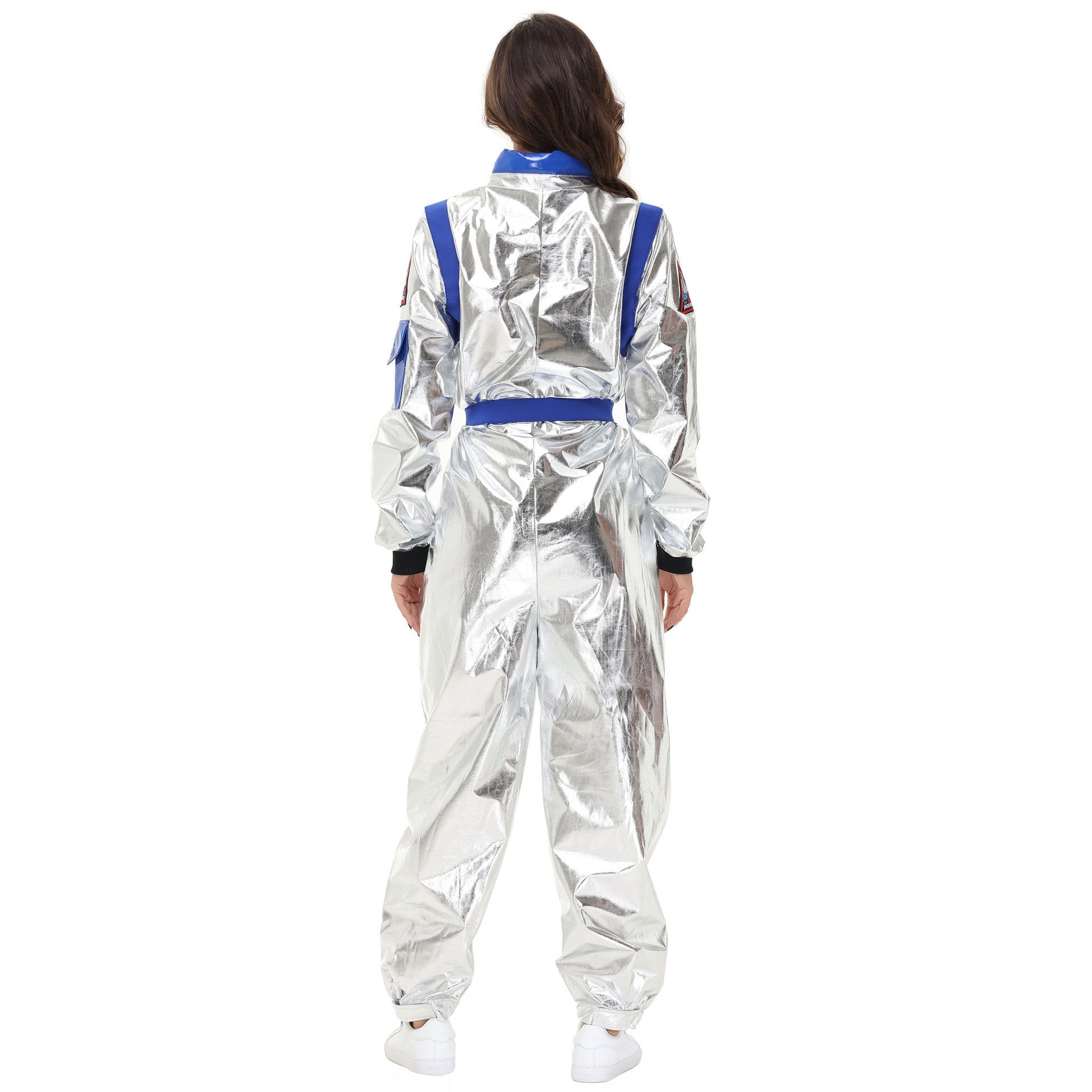 BuySpace Suit Astronaut Couples Costume Carnival Halloween For Women Men Now Cheaper With 3 - 5 Days Ship - PajamasBuy