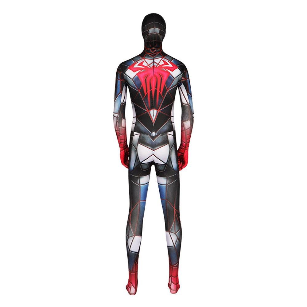 BuySpider - Man 2099 PS5 Comics Miles Morales Jumpsuit Halloween Cosplay Costume Bodysuit Now Cheaper With 3 - 5 Days Ship - PajamasBuy