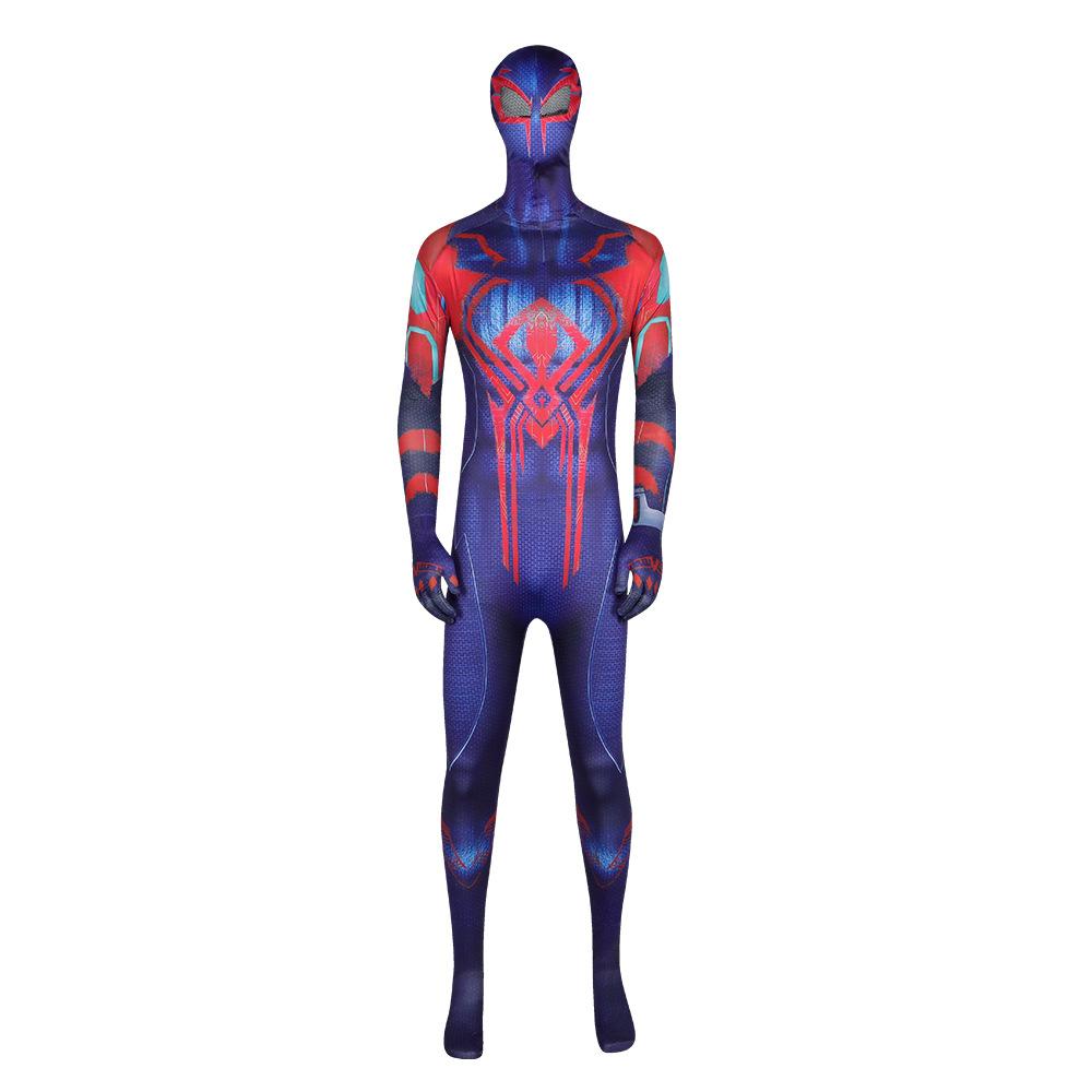 BuySpider Man Across the Spider Verse Miguel O'Hara Zentai Cosplay Costume Outfits Halloween Carnival Suit Adults Now Cheaper With 3 - 5 Days Ship - PajamasBuy