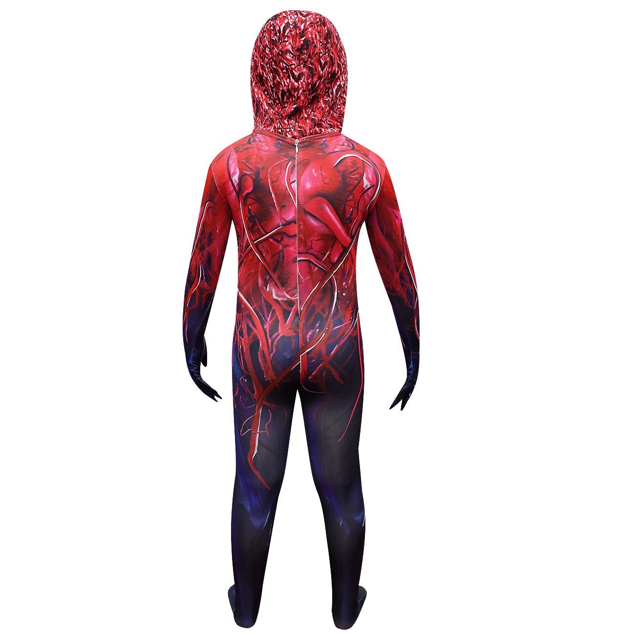 BuySpider - Man CARNAGE RED VENOM Costume For Kids Deluxe Zentai Cosplay Jumpsuits With Head Mask Halloween Now Cheaper With 3 - 5 Days Ship - PajamasBuy