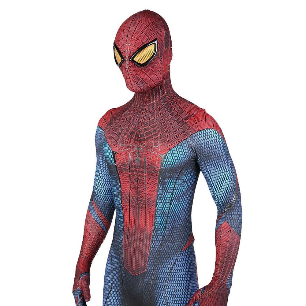 BuySpider - Man Peter B Parker Cosplay Costume Full Set Zentai Jumpsuit Now Cheaper With 3 - 5 Days Ship - PajamasBuy