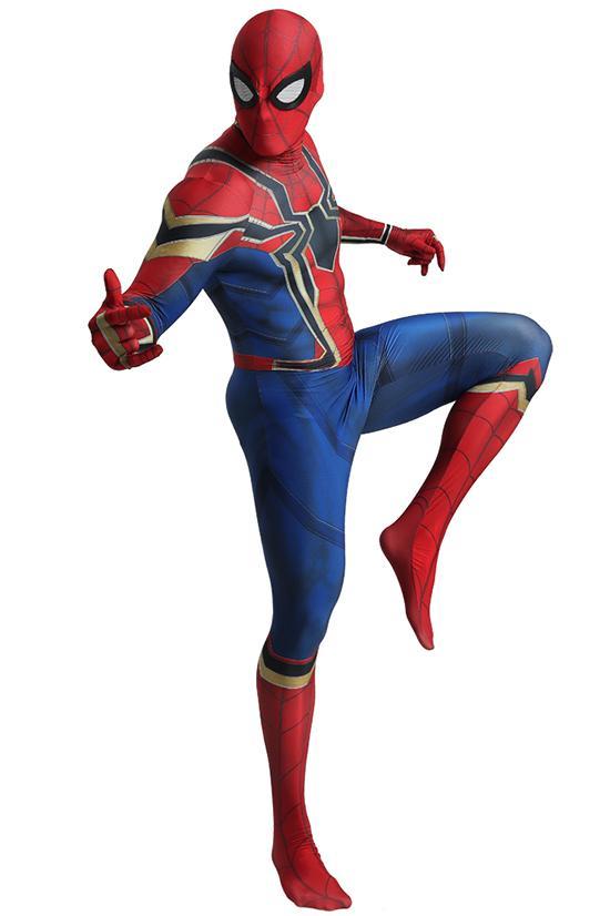 BuySpider - man Peter B Parker Halloween Party Cosplay Costume Zentai Jumpsuit Now Cheaper With 3 - 5 Days Ship - PajamasBuy