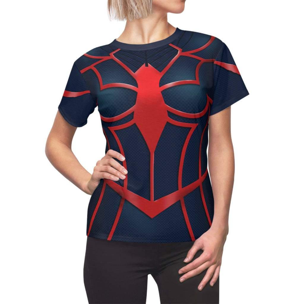 Spider - Woman Women's Short sleeve Shirt Madame Web Costume SuperHero Outfit - Pajamasbuy