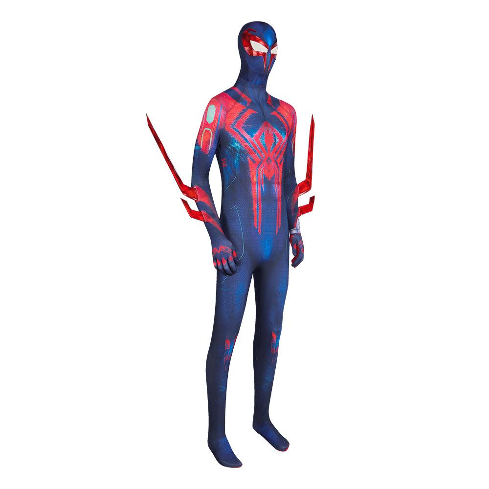 BuySpiderMan Across the Spider Verse Miguel O'Hara 2099 Zentai Cosplay Costume Outfits Halloween Carnival Suit Adults Now Cheaper With 3 - 5 Days Ship - PajamasBuy