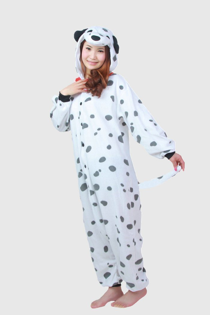 BuySpotty Dog Pajamas Kigurumi Onesie Costume Hoodie Cartoon Now Cheaper With 3 - 5 Days Ship - PajamasBuy