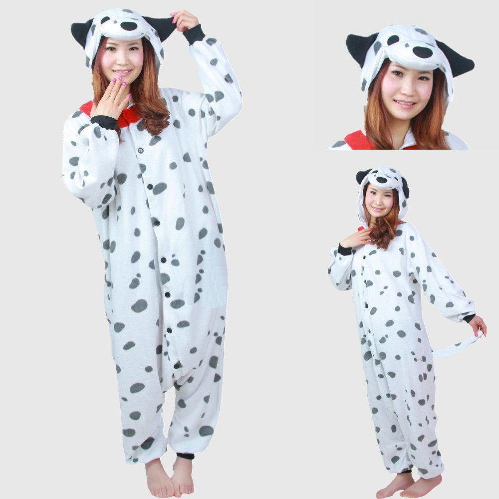 BuySpotty Dog Pajamas Kigurumi Onesie Costume Hoodie Cartoon Now Cheaper With 3 - 5 Days Ship - PajamasBuy