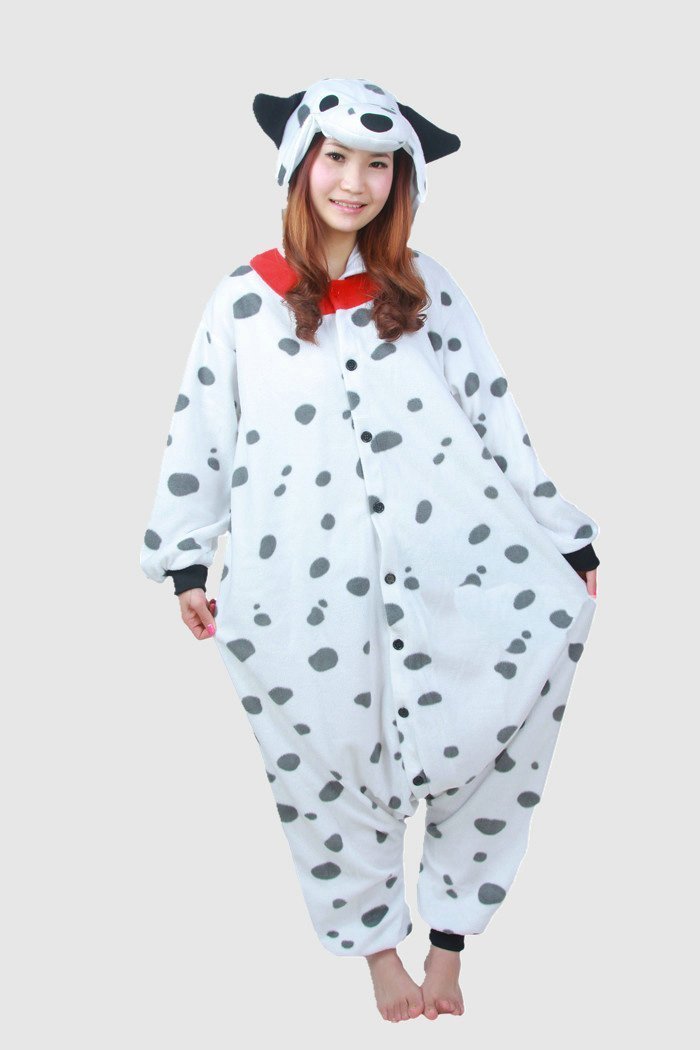 BuySpotty Dog Pajamas Kigurumi Onesie Costume Hoodie Cartoon Now Cheaper With 3 - 5 Days Ship - PajamasBuy