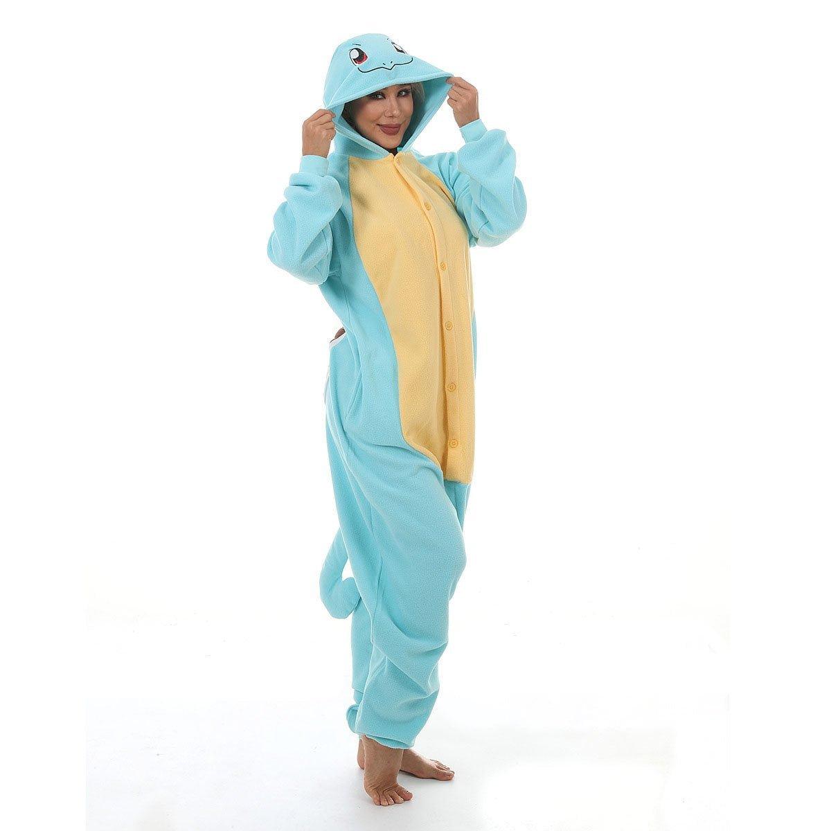 Squirtle kigurumi onesies Costume Adult women men Couples - Pajamasbuy