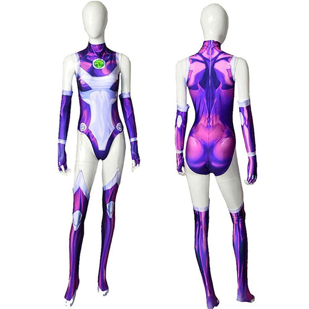 BuyStarfire Halloween Jumpsuit Carnival Suit Zentai Cosplay Costume For Adults Now Cheaper With 3 - 5 Days Ship - PajamasBuy