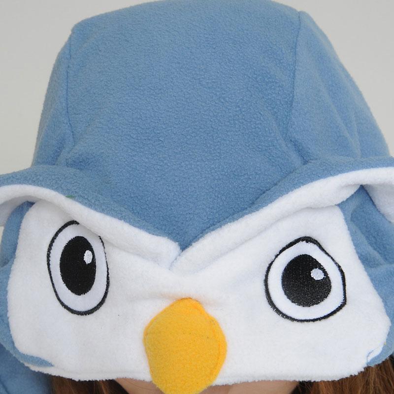 Steelblue Owl Onesies Hoodie Unisex Costume Kigurumi Pajamas - Pajamasbuy