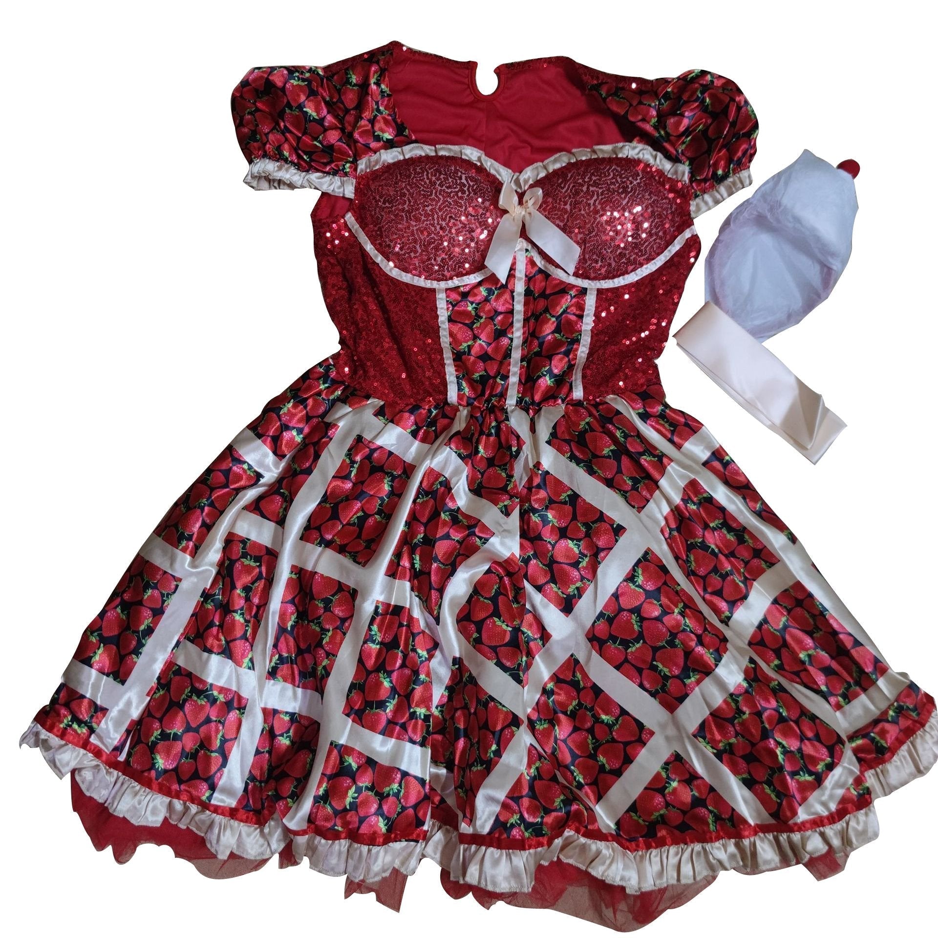 BuyStrawberry Costume Women Dress Now Cheaper With 3 - 5 Days Ship - PajamasBuy