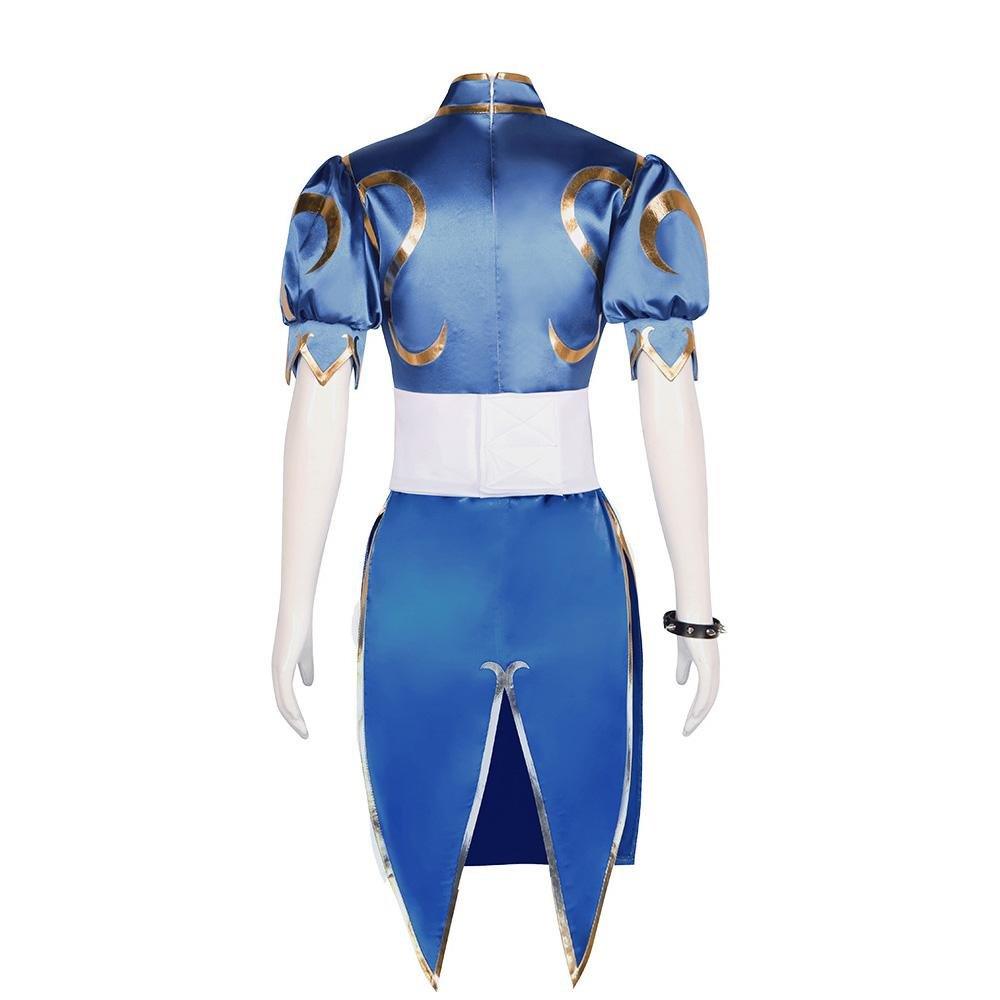 Street Fighter Chun Li Cheongsam Cosplay Costume Outfits Halloween Carnival Suit - Pajamasbuy