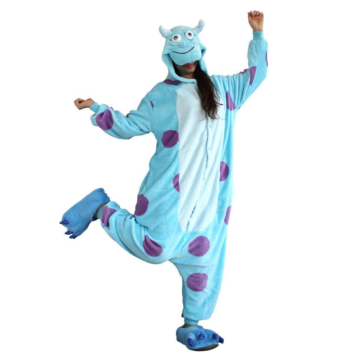 Sully Monster kigurumi Onesies Animal costume Pajamas for Adult - Pajamasbuy