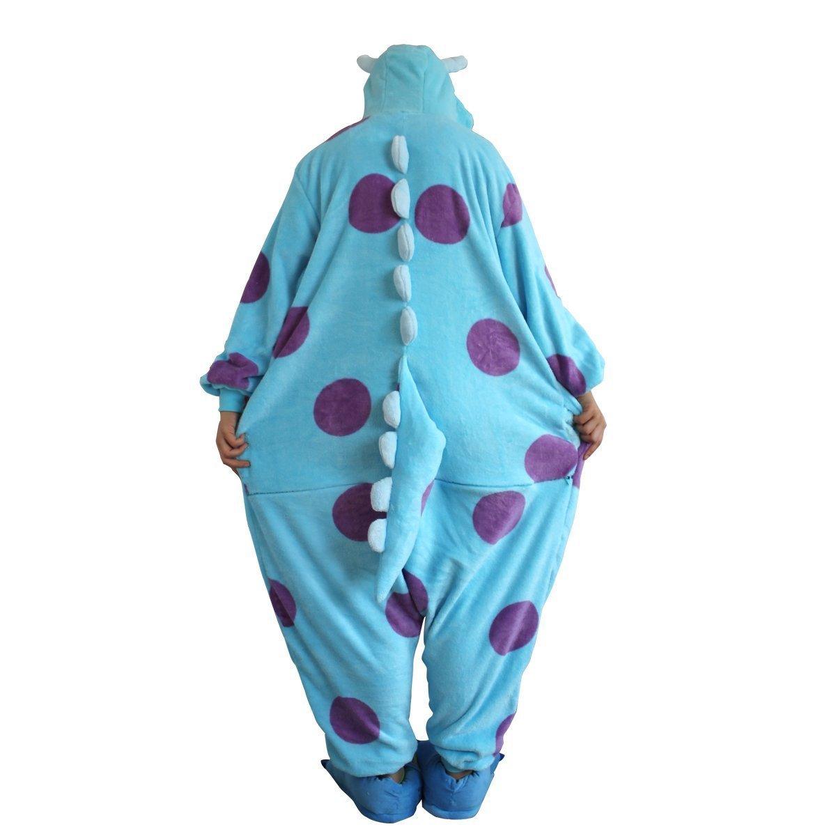 Sully Monster kigurumi Onesies Animal costume Pajamas for Adult - Pajamasbuy