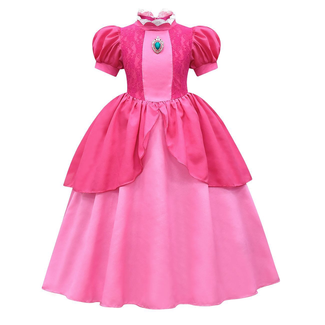 BuySuper Mario Bros Princess Peach Kids Girls Tutu Dress Outfits Cosplay Costume Now Cheaper With 3 - 5 Days Ship - PajamasBuy