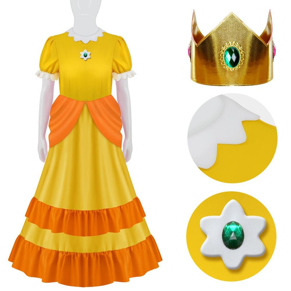 BuySuper Mario Galaxy Rosalina Peach Princess Halloween Carnival Suit Cosplay Costumes Now Cheaper With 3 - 5 Days Ship - PajamasBuy