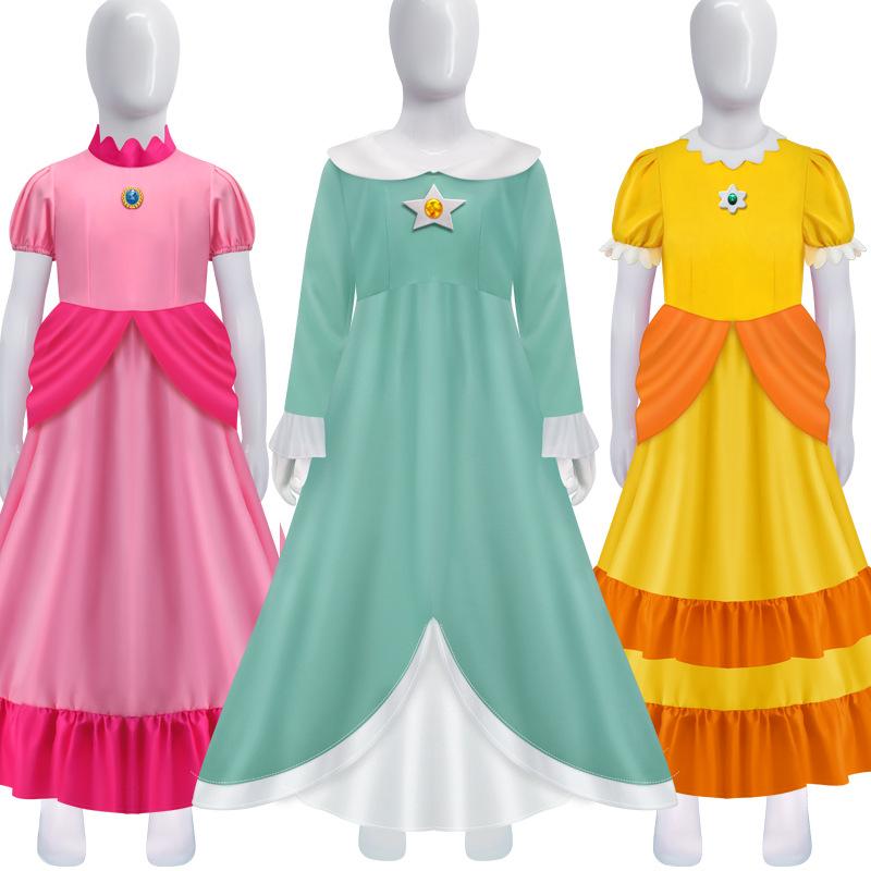 BuySuper Mario Galaxy Rosalina Peach Princess Halloween Carnival Suit Cosplay Costumes Now Cheaper With 3 - 5 Days Ship - PajamasBuy