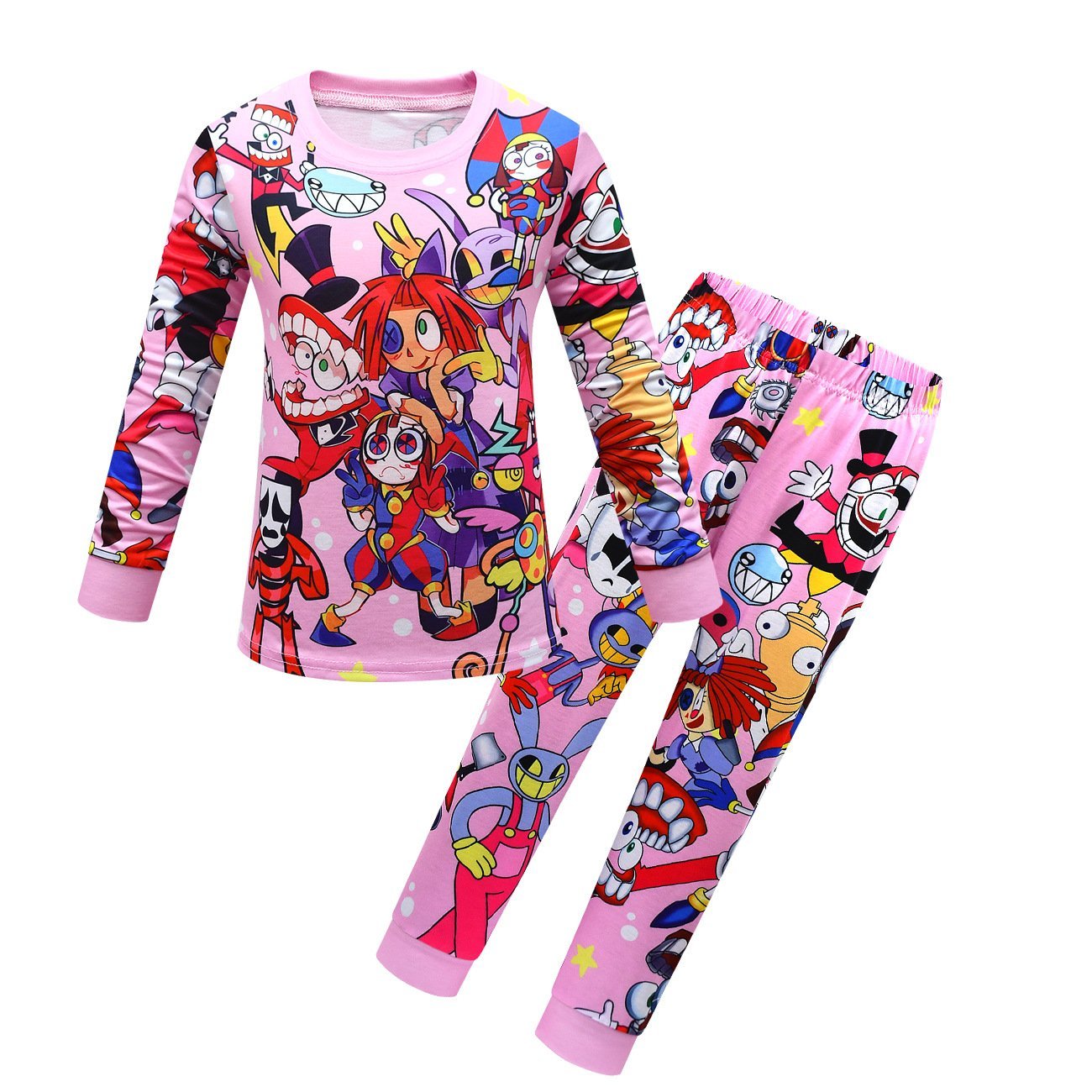 BuyThe Amazing Digital Circus Printing Pajamas Two Piece Suit For Kids Now Cheaper With 3 - 5 Days Ship - PajamasBuy