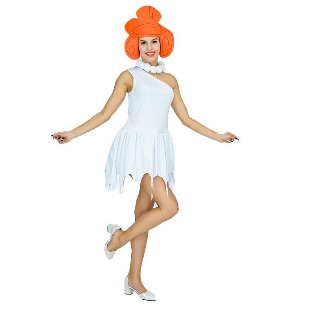 The Flintstones Wilma Adult Ladies Costume 70s TV Fancy Dress - Pajamasbuy