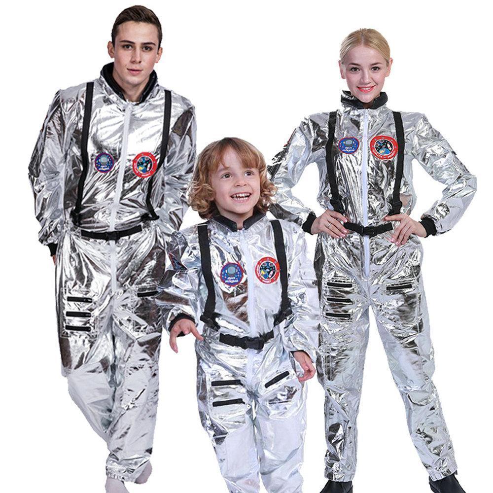 The Wandering Earth Astronaut Silver Pilot Family Couples Halloween Cosplay Costume - Pajamasbuy