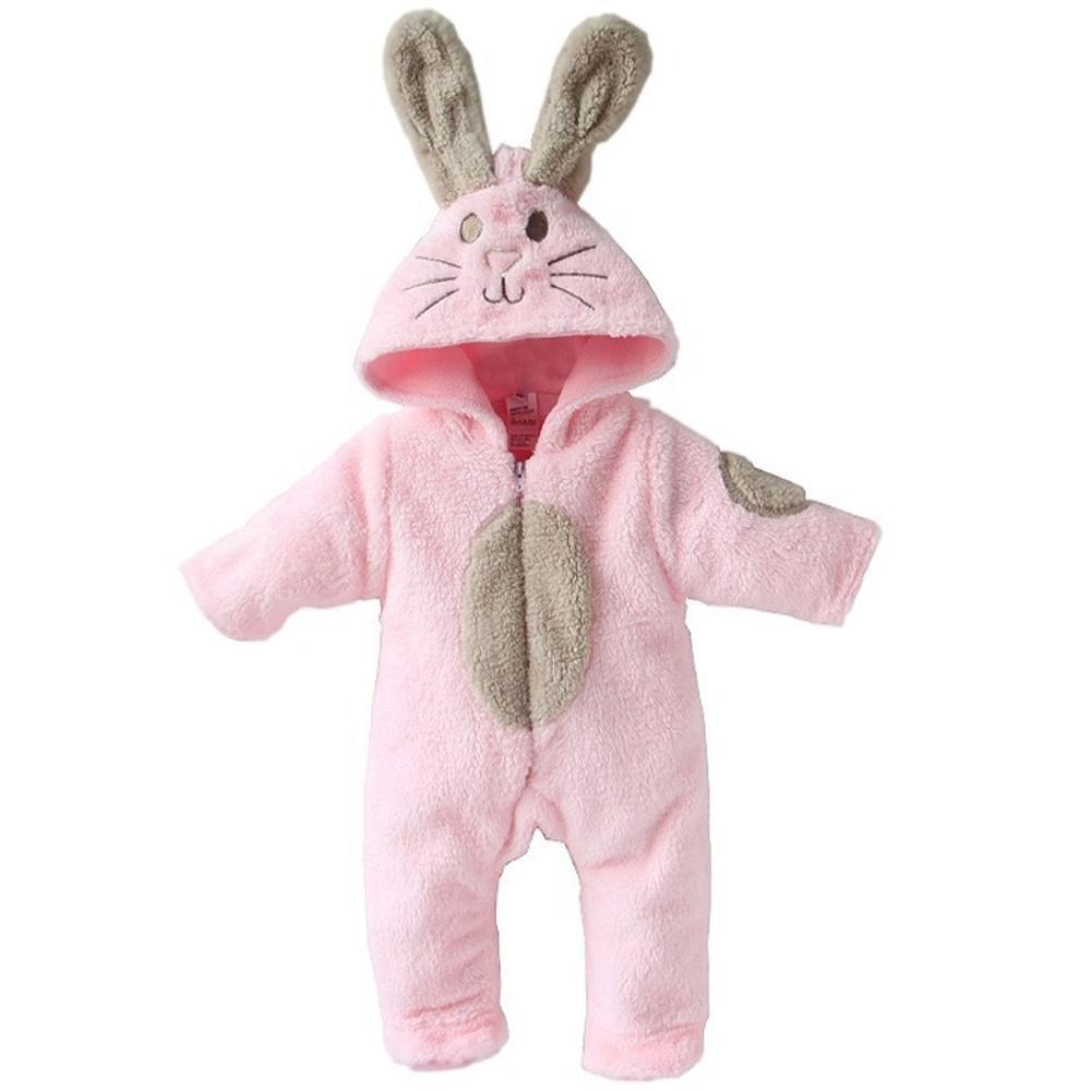 BuyToddler Baby Onesies Cute Rabbit Animal Rabbit Romper Hoodie Jumpsuit Now Cheaper With 3 - 5 Days Ship - PajamasBuy