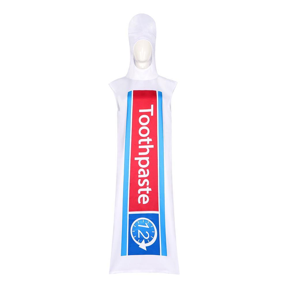 Toothpaste Toothbrush Funny Halloween Cosplay Costume For Adults - Pajamasbuy