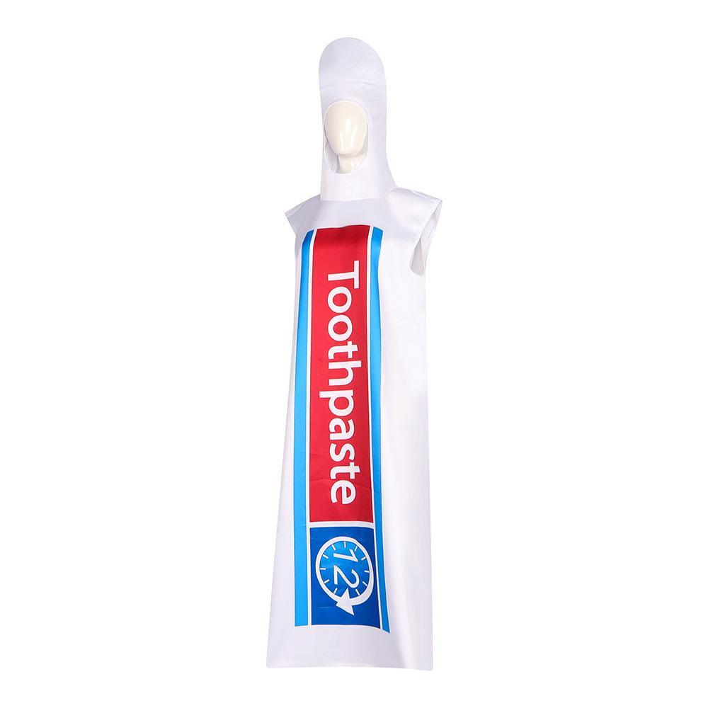 Toothpaste Toothbrush Funny Halloween Cosplay Costume For Adults - Pajamasbuy