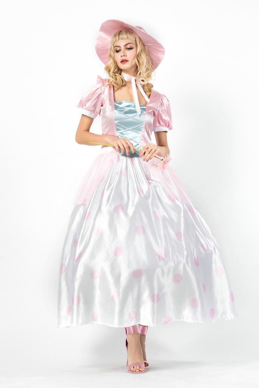 Toy Story 4 Adult Little Bo Peep Costume Cosplay Women Dress Halloween - Pajamasbuy