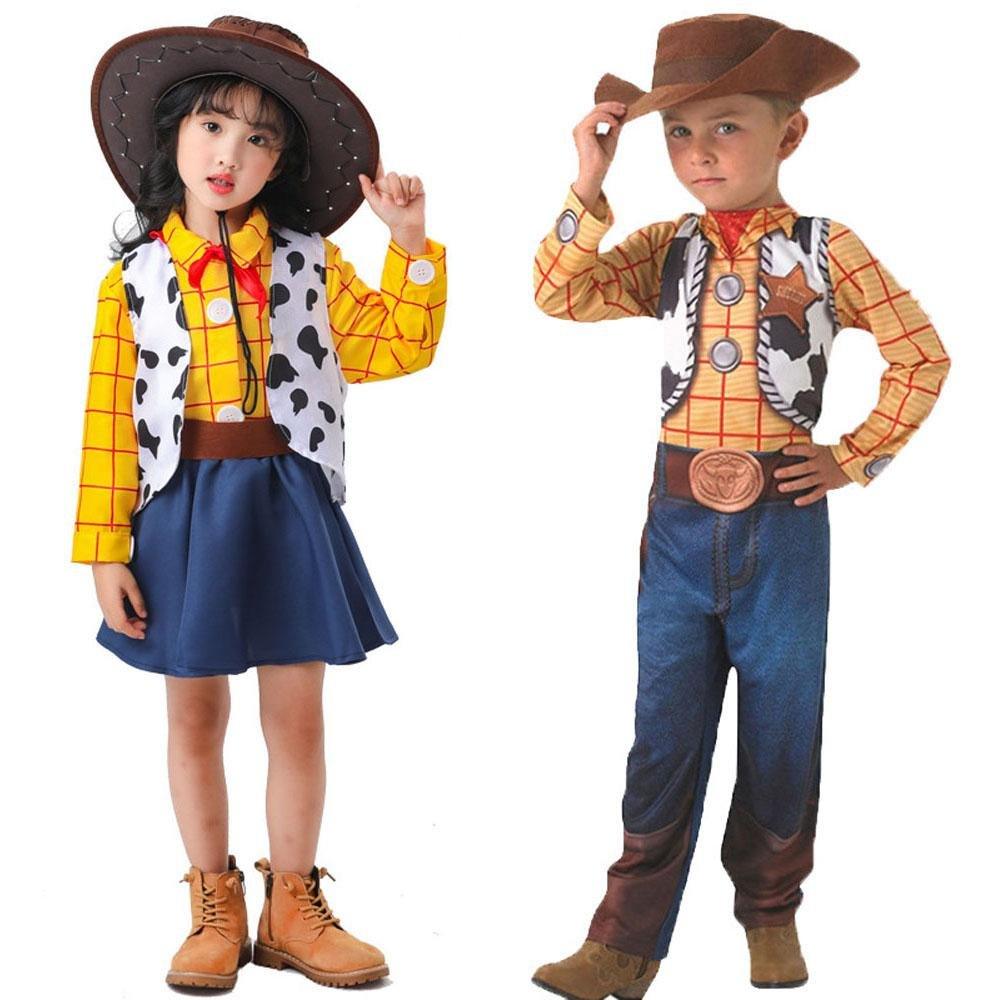 Toy Story 4 Woody Costume Halloween For Kids Child Girls Boys - Pajamasbuy