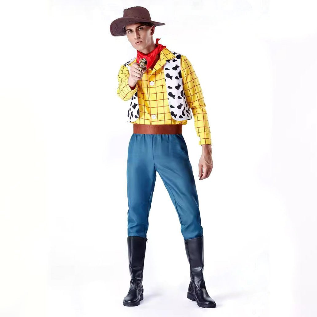 BuyToy Story 4 Woody Costume Halloween For Women Adult Now Cheaper With 3 - 5 Days Ship - PajamasBuy