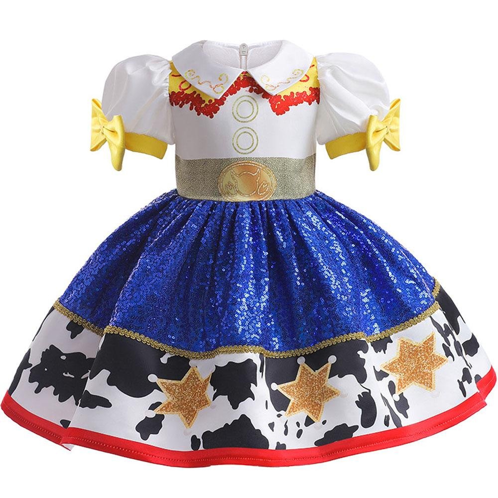 BuyToy Story Jessie Waisted Princess Dress Cosplay Costumes For Kids Now Cheaper With 3 - 5 Days Ship - PajamasBuy