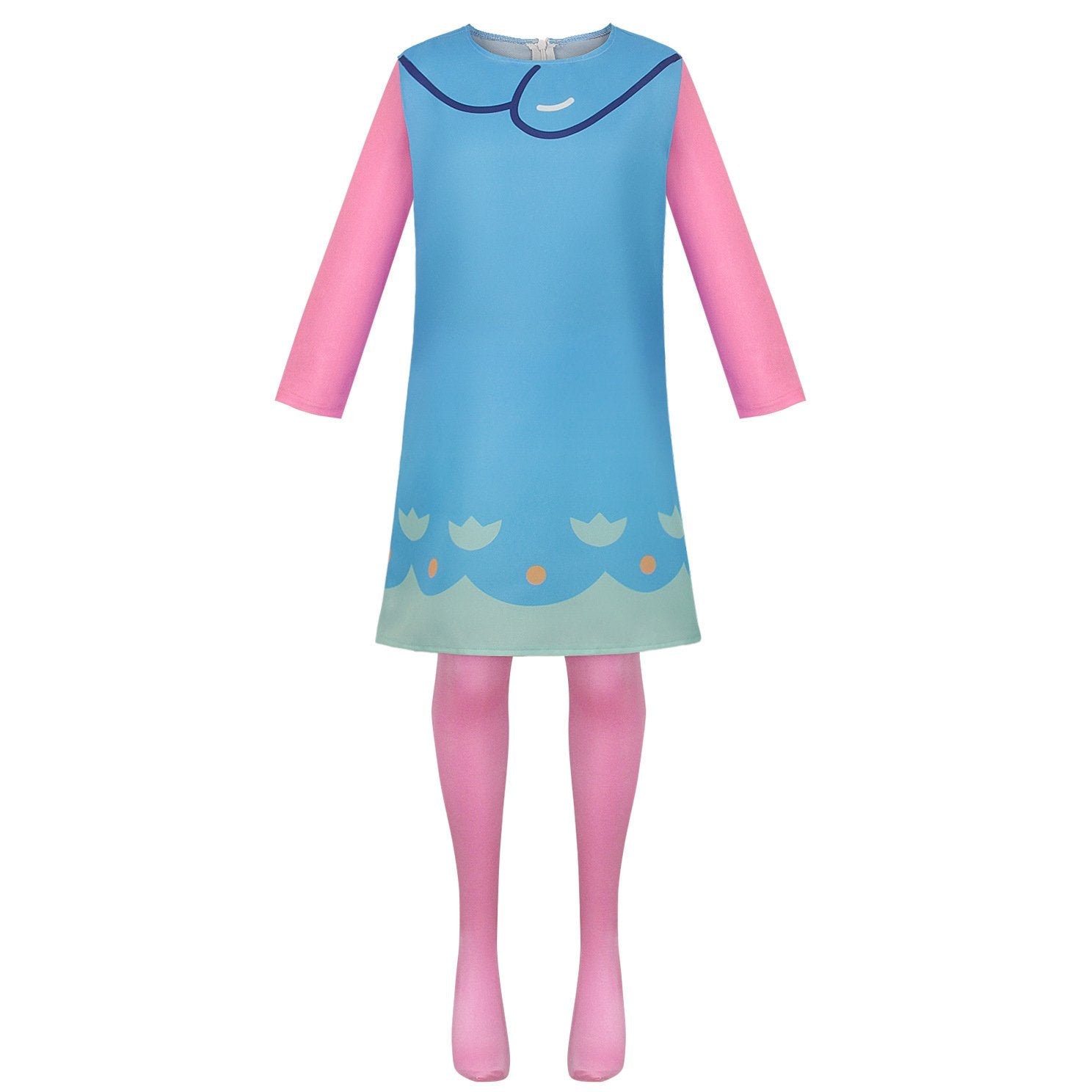 BuyTrolls Princess Poppy Branch Cosplay costume dress For kid Now Cheaper With 3 - 5 Days Ship - PajamasBuy