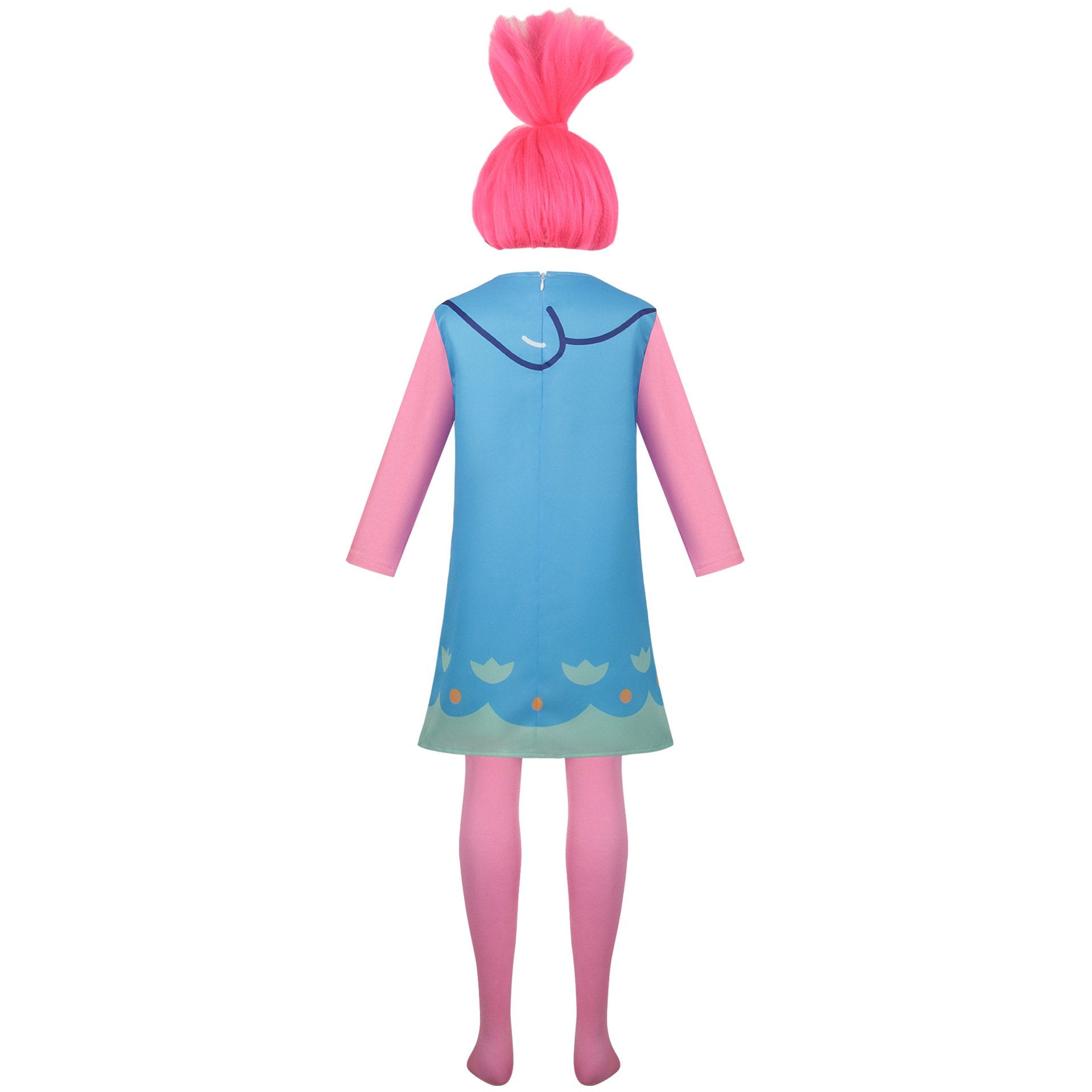 BuyTrolls Princess Poppy Branch Cosplay costume dress For kid Now Cheaper With 3 - 5 Days Ship - PajamasBuy