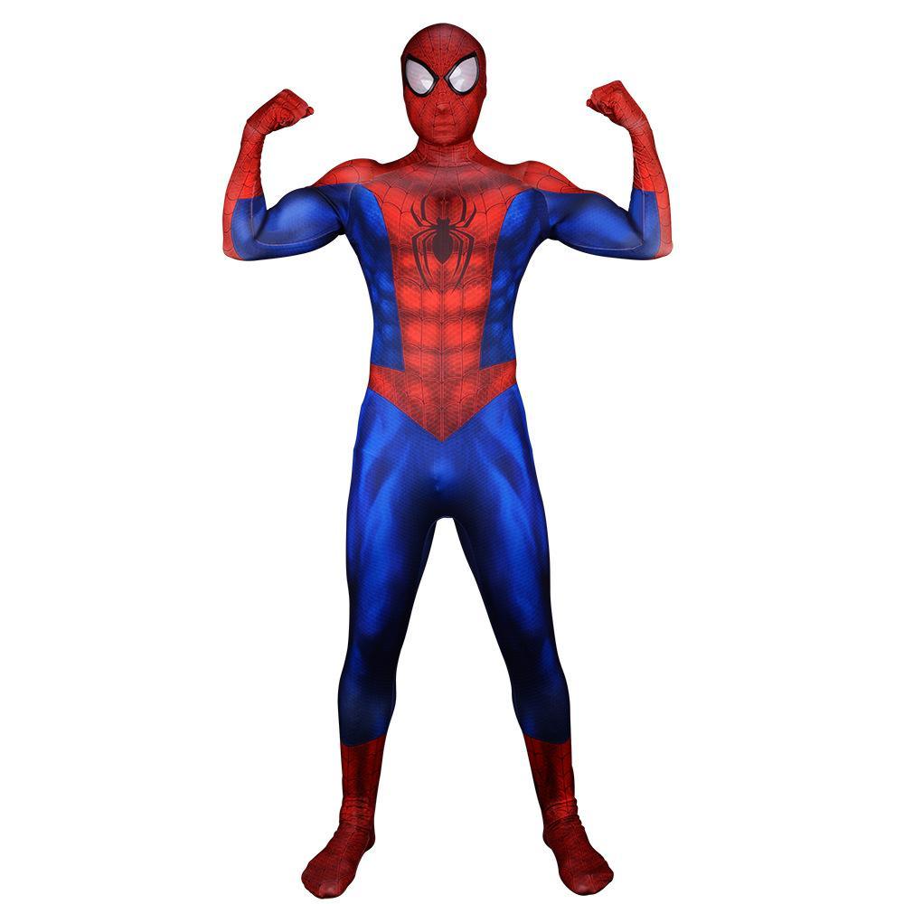 Ultimate Spider - Man Peter Parker Muscle Cosplay Costume Zentai bodysuit Adults Kids - Pajamasbuy