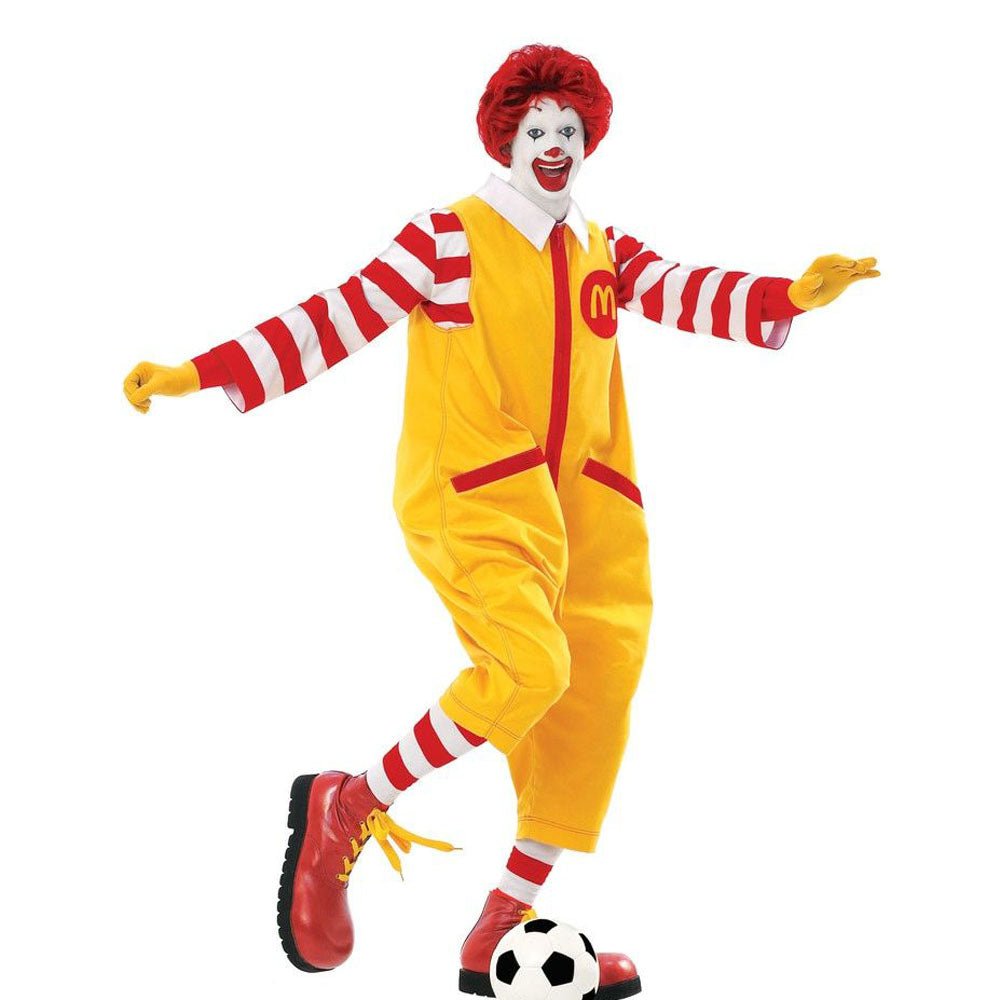 BuyUncle Ronald McDonald's Cos Costume Cosplay Uniform jumpsuits Now Cheaper With 3 - 5 Days Ship - PajamasBuy