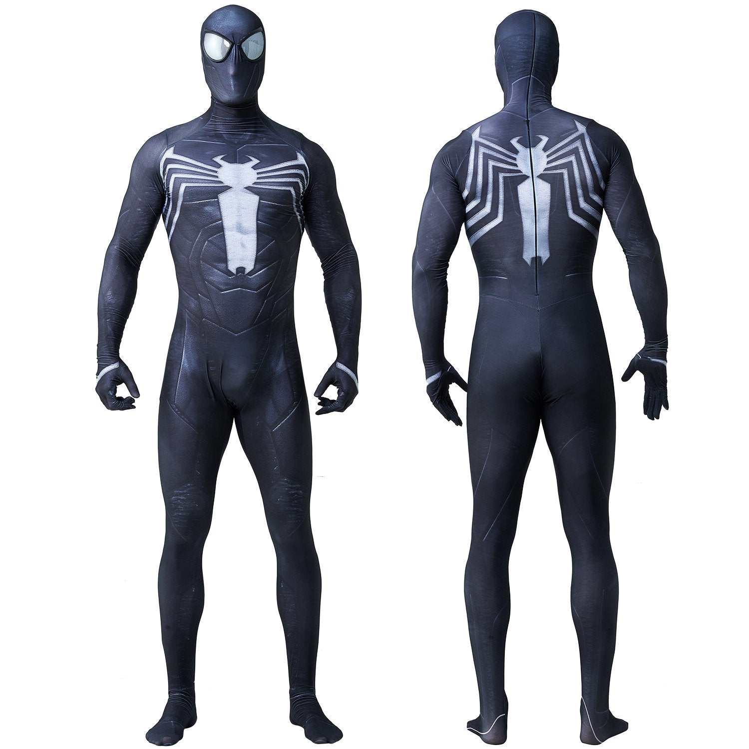 BuyVenom 2 Spider - Man Black Tight Jumpsuit Costume for Adults and Kids Now Cheaper With 3 - 5 Days Ship - PajamasBuy