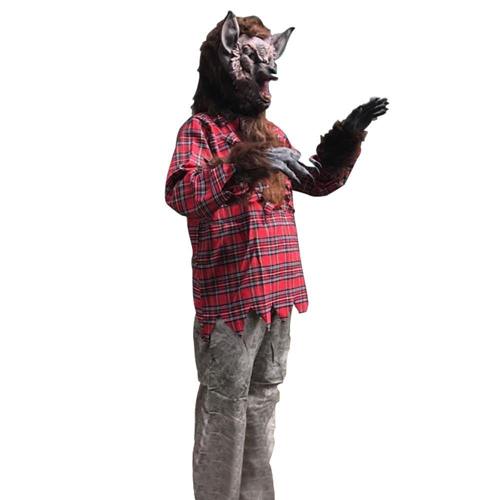 Werewolf Adult mens costume scary Halloween with Mask - Pajamasbuy