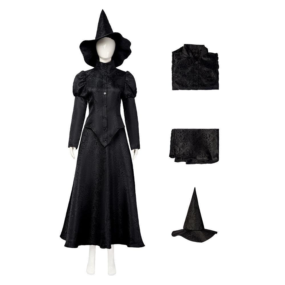 Wicked: Part One Elphaba Movie Costume Cosplay Halloween - Pajamasbuy