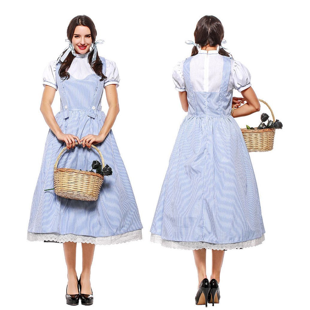 BuyWizard of Oz Dorothy Costume Dress Maid Alice for Women XXL Size Now Cheaper With 3 - 5 Days Ship - PajamasBuy