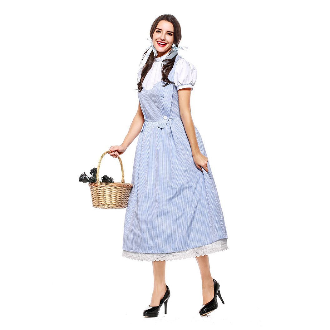 BuyWizard of Oz Dorothy Costume Dress Maid Alice for Women XXL Size Now Cheaper With 3 - 5 Days Ship - PajamasBuy