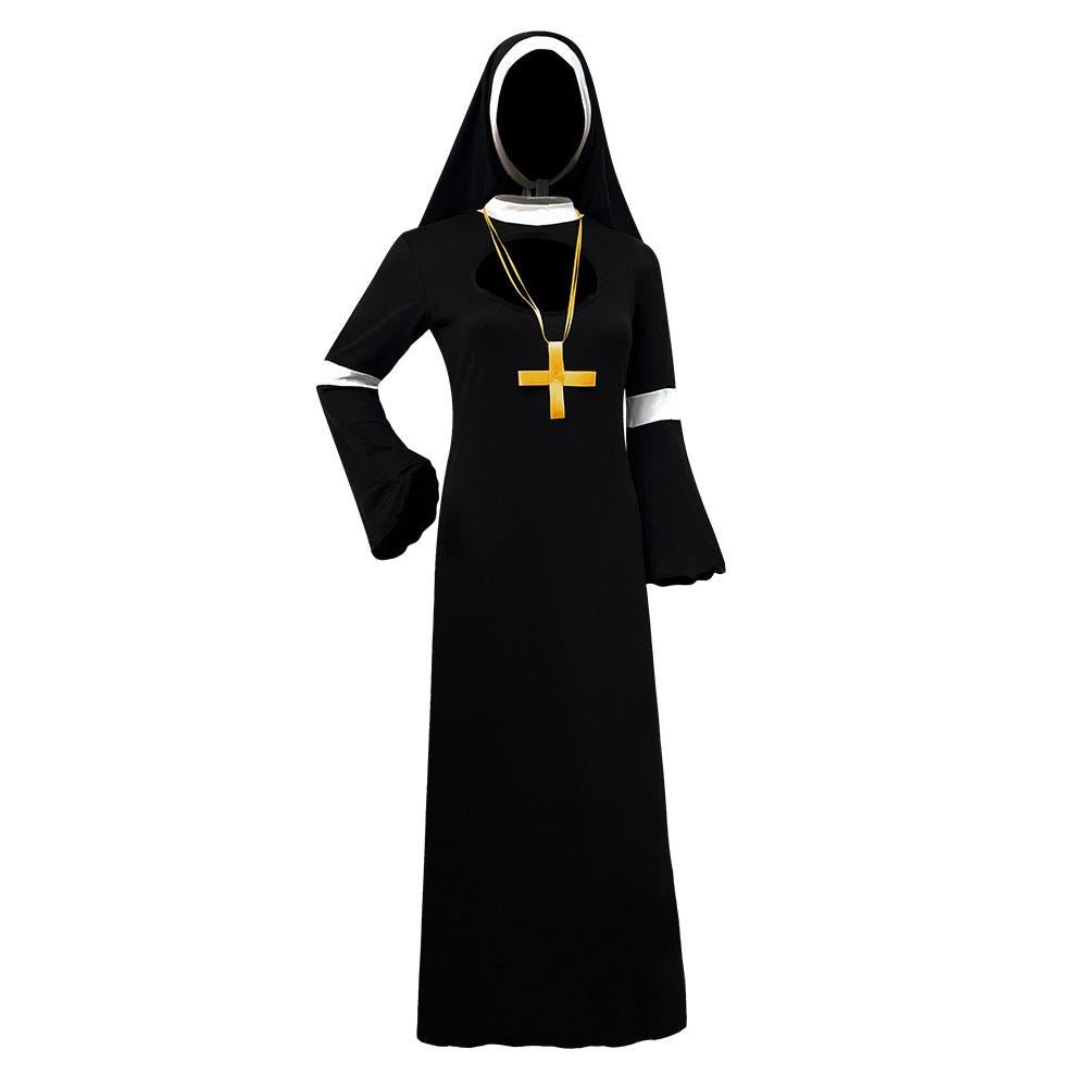 BuyWomen Nun Cosplay Halloween Costume Now Cheaper With 3 - 5 Days Ship - PajamasBuy