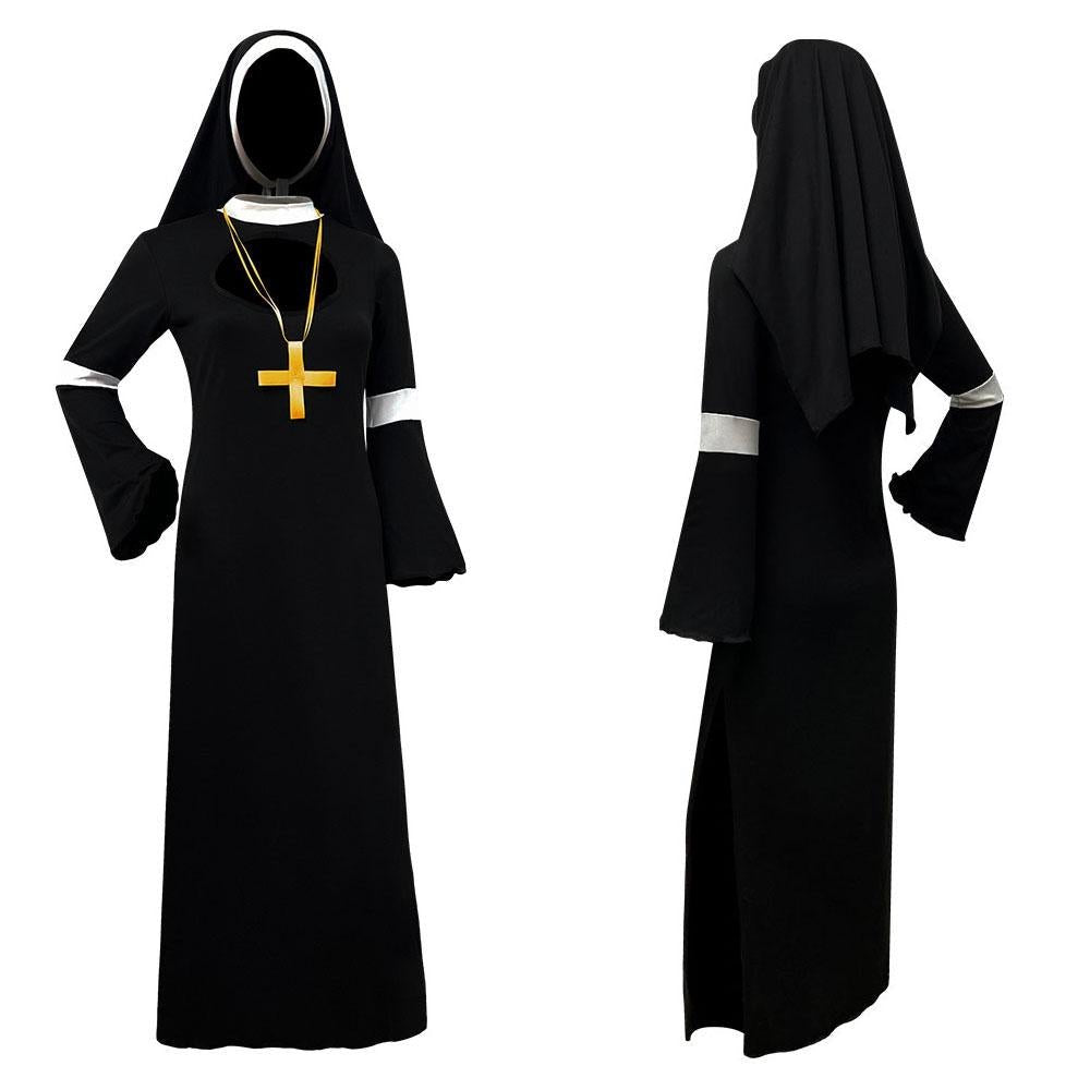 BuyWomen Nun Cosplay Halloween Costume Now Cheaper With 3 - 5 Days Ship - PajamasBuy