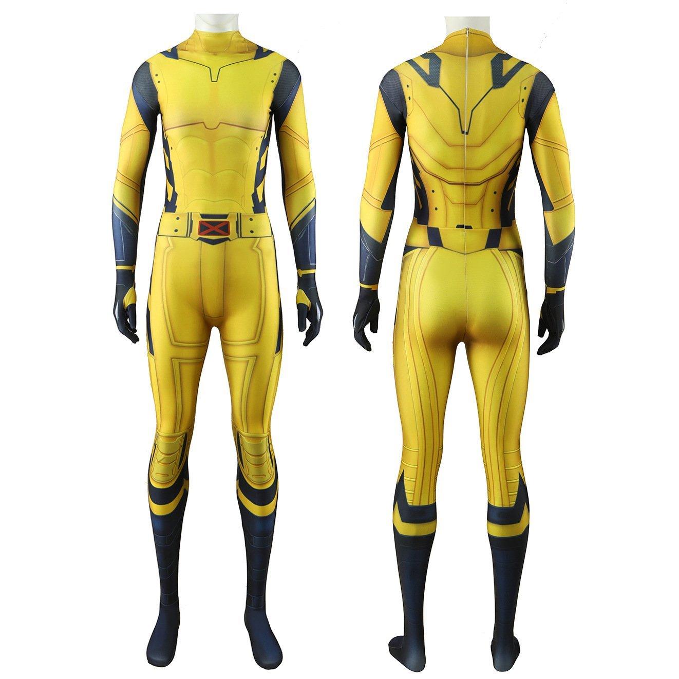 Women Wolverine Costume X23 Logan Halloween Cosplay Jumpsuit Deadpool 3 Dafne Keen Yellow - Pajamasbuy