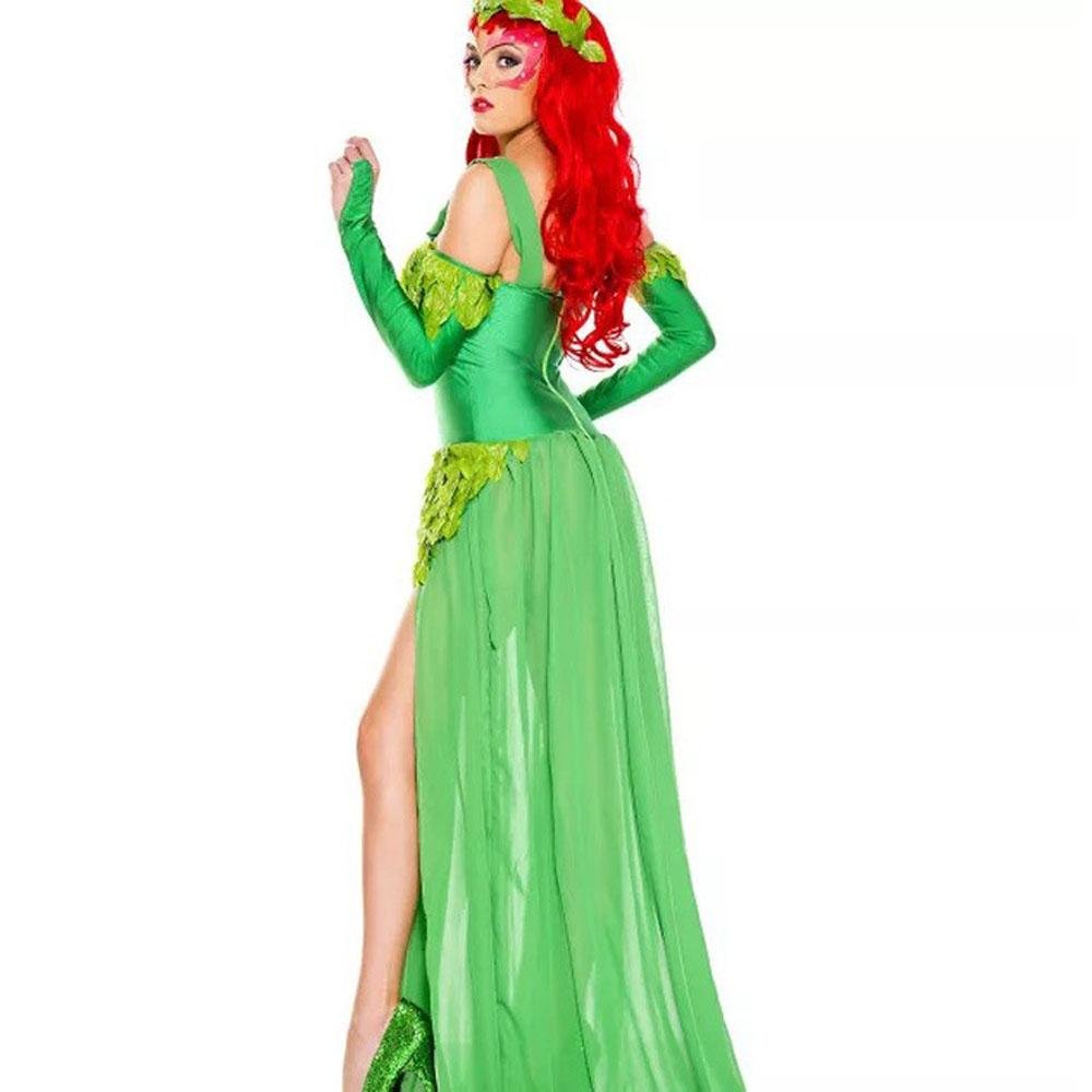 BuyWomen's Deuxe Poison lvy Costume long dress Halloween Now Cheaper With 3 - 5 Days Ship - PajamasBuy